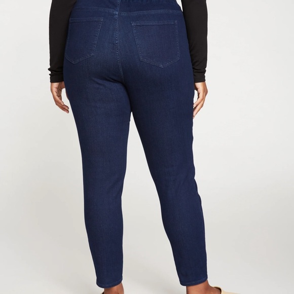 Universal Standard Indigo Don’t Call Them Jeggings - Picture 3 of 7